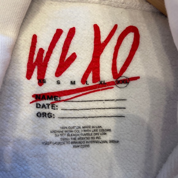 Warren Lotas x Weeknd Hoodie - Picture 2 of 4